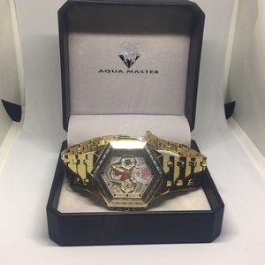 Aqua Master Gold watch